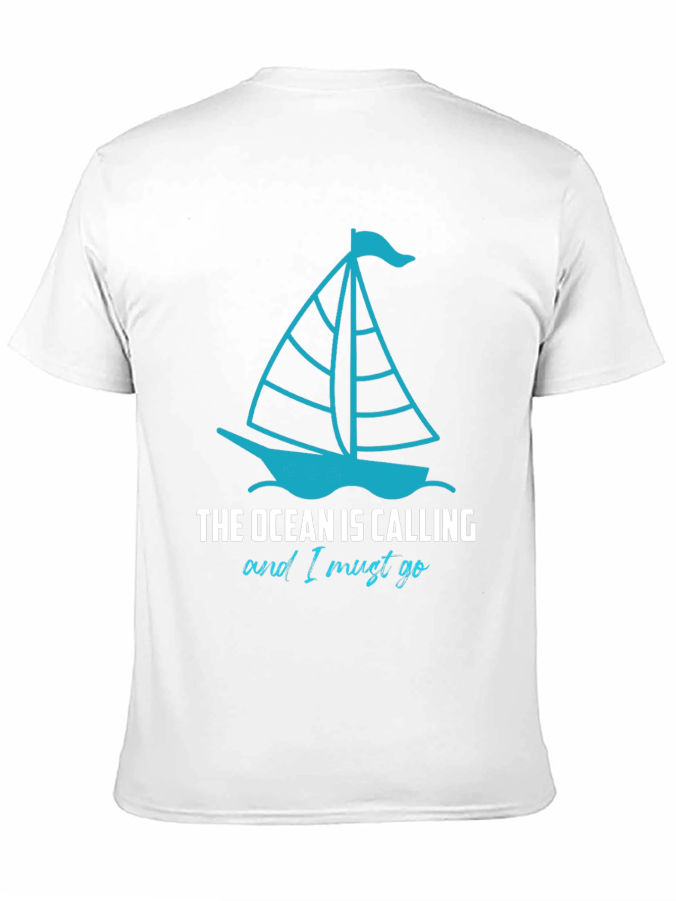 Ocean Calling Sailboat Graphic T-Shirt