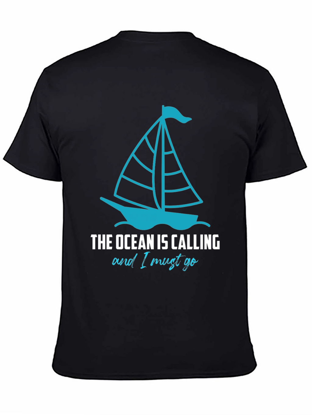 Ocean Calling Sailboat Graphic T-Shirt