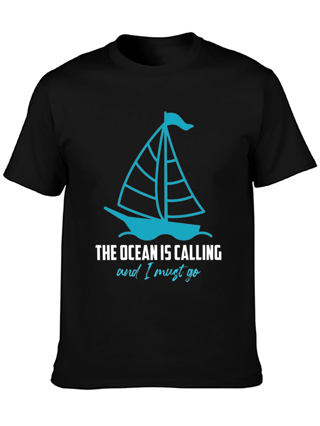 Ocean Calling Sailboat Graphic T-Shirt