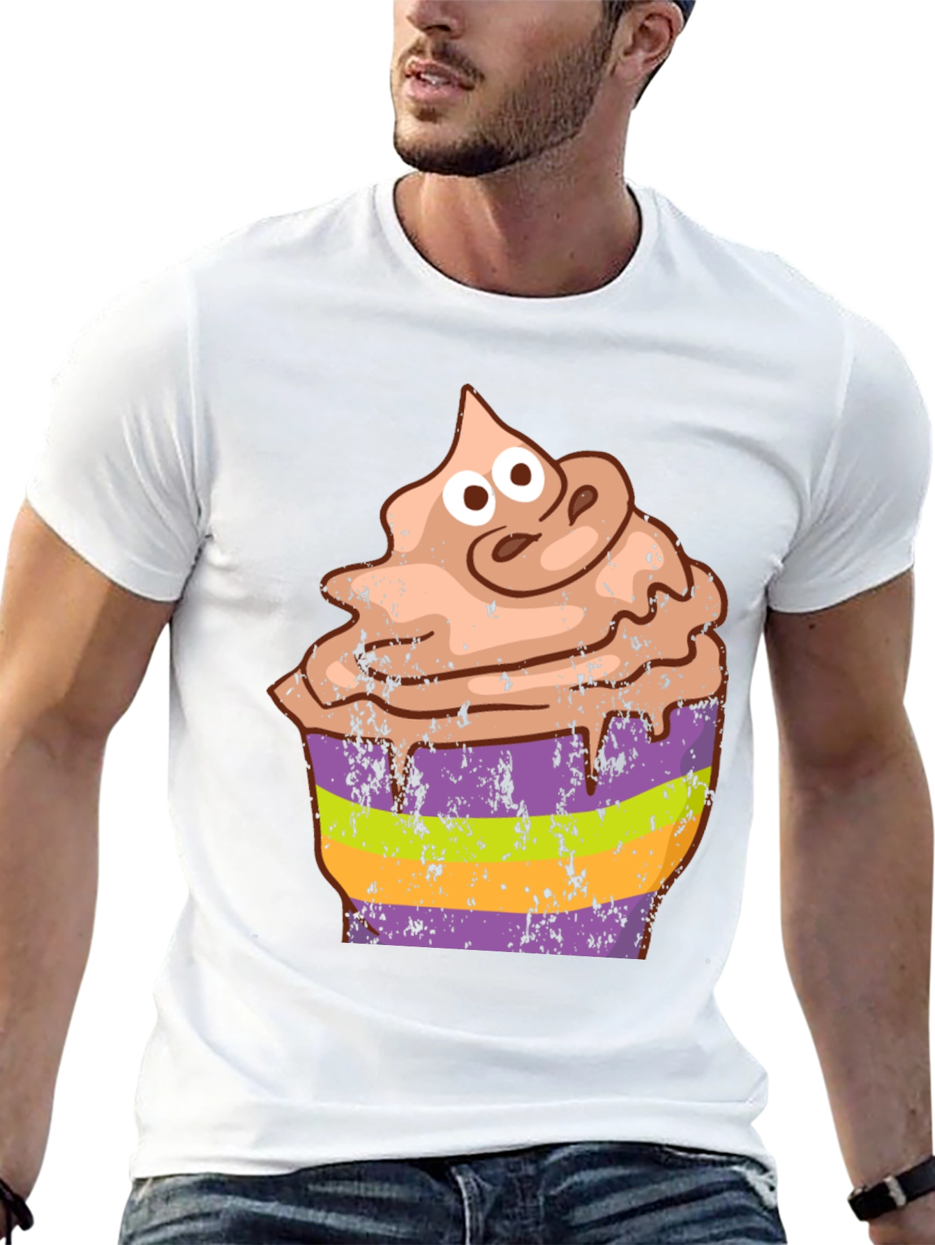 Cupcake Halloween Graphic Tee - Funny Costume Shirt
