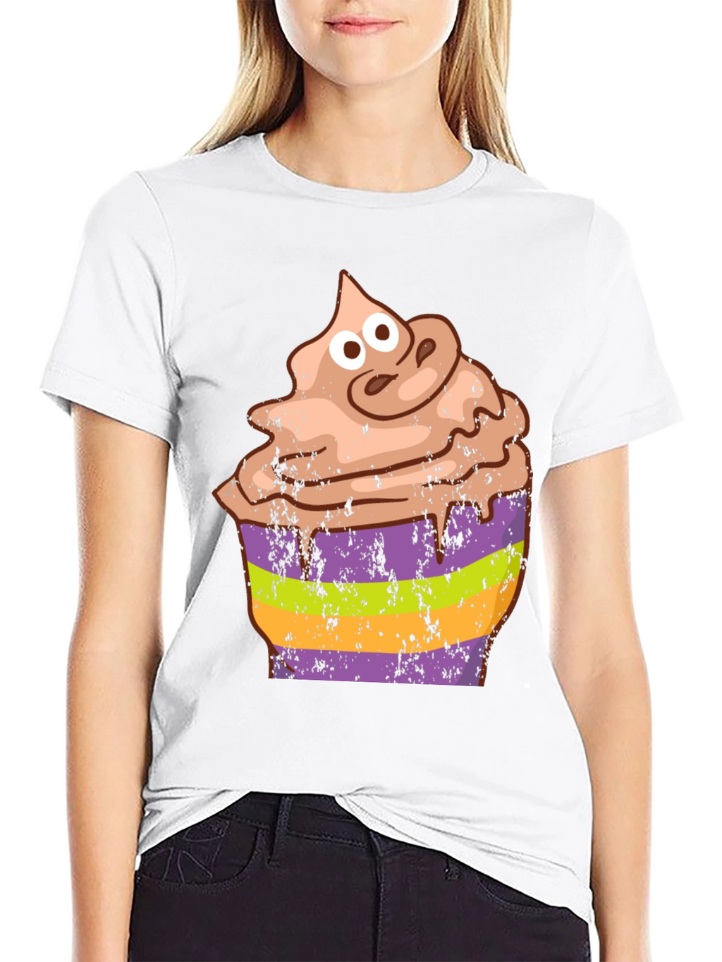 Cupcake Halloween Graphic Tee - Funny Costume Shirt
