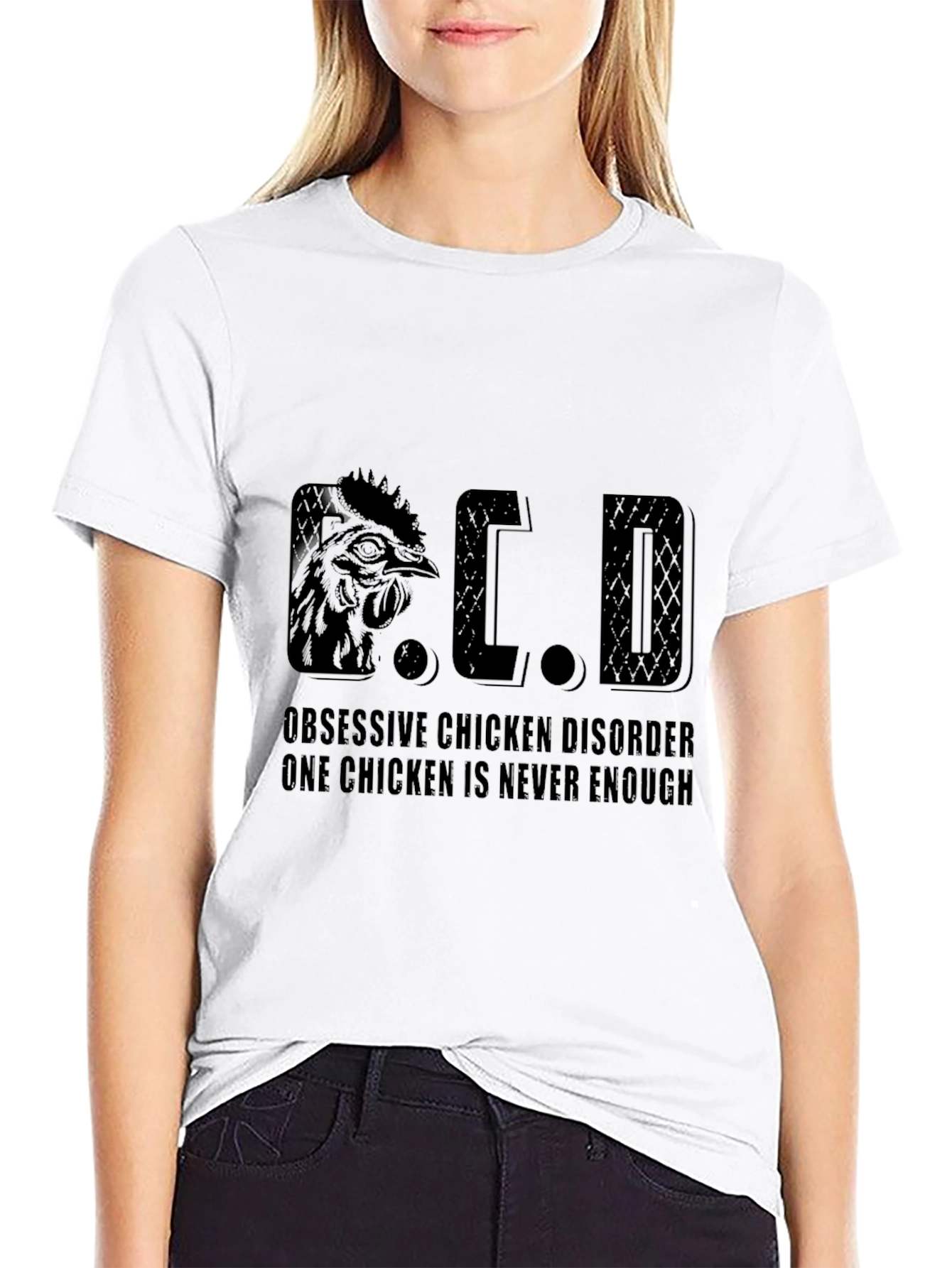 Obsessive Chicken Disorder T-Shirt - Funny Chicken Lover Tee