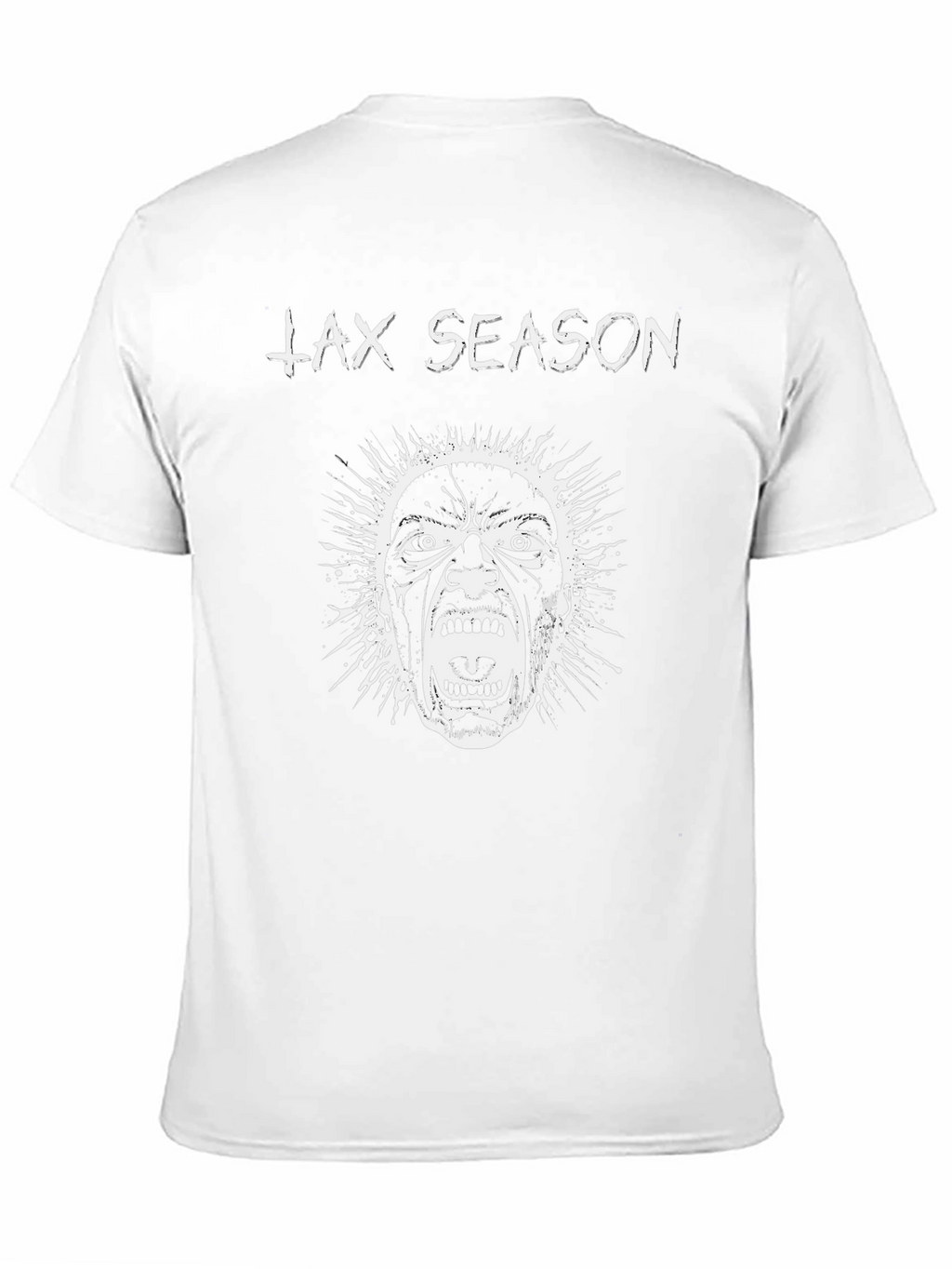 Tax Season Graphic T-Shirt Black Cotton