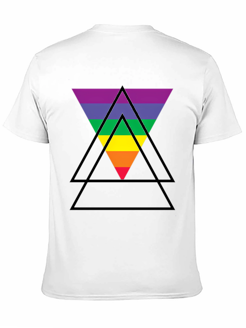 Rainbow Triangle Graphic T-Shirt - Pride LGBTQ+ Tee