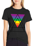 Rainbow Triangle Graphic T-Shirt - Pride LGBTQ+ Tee