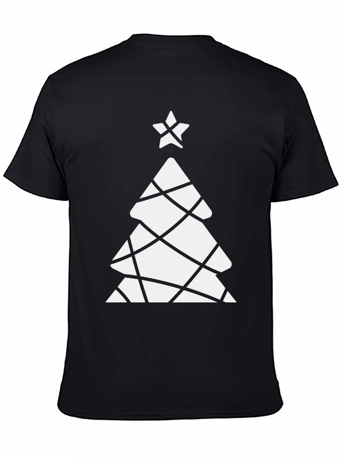 Festive Christmas Tree Graphic Tee - Holiday Style