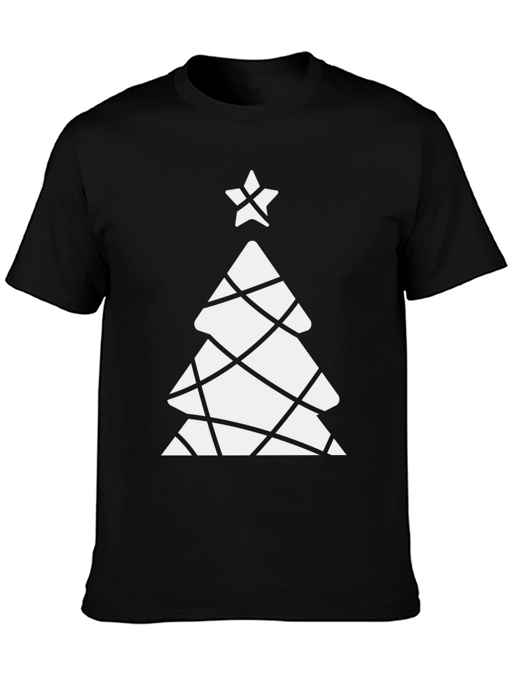Festive Christmas Tree Graphic Tee - Holiday Style