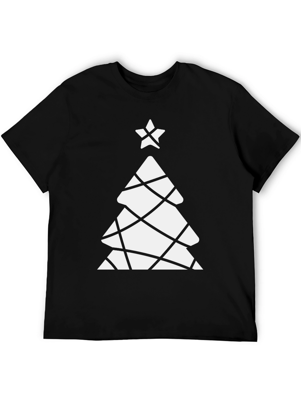 Festive Christmas Tree Graphic Tee - Holiday Style