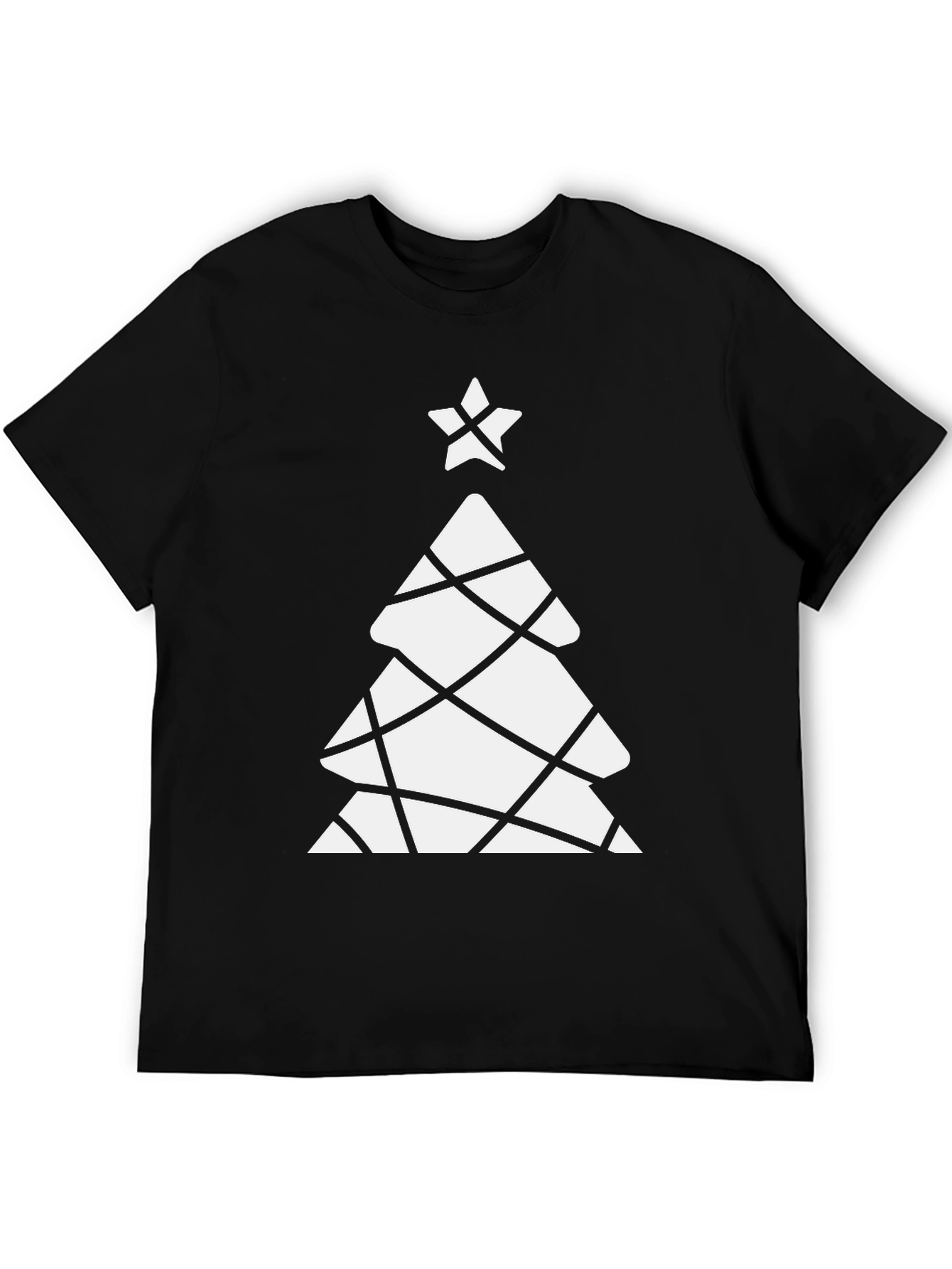 Festive Christmas Tree Graphic Tee - Holiday Style