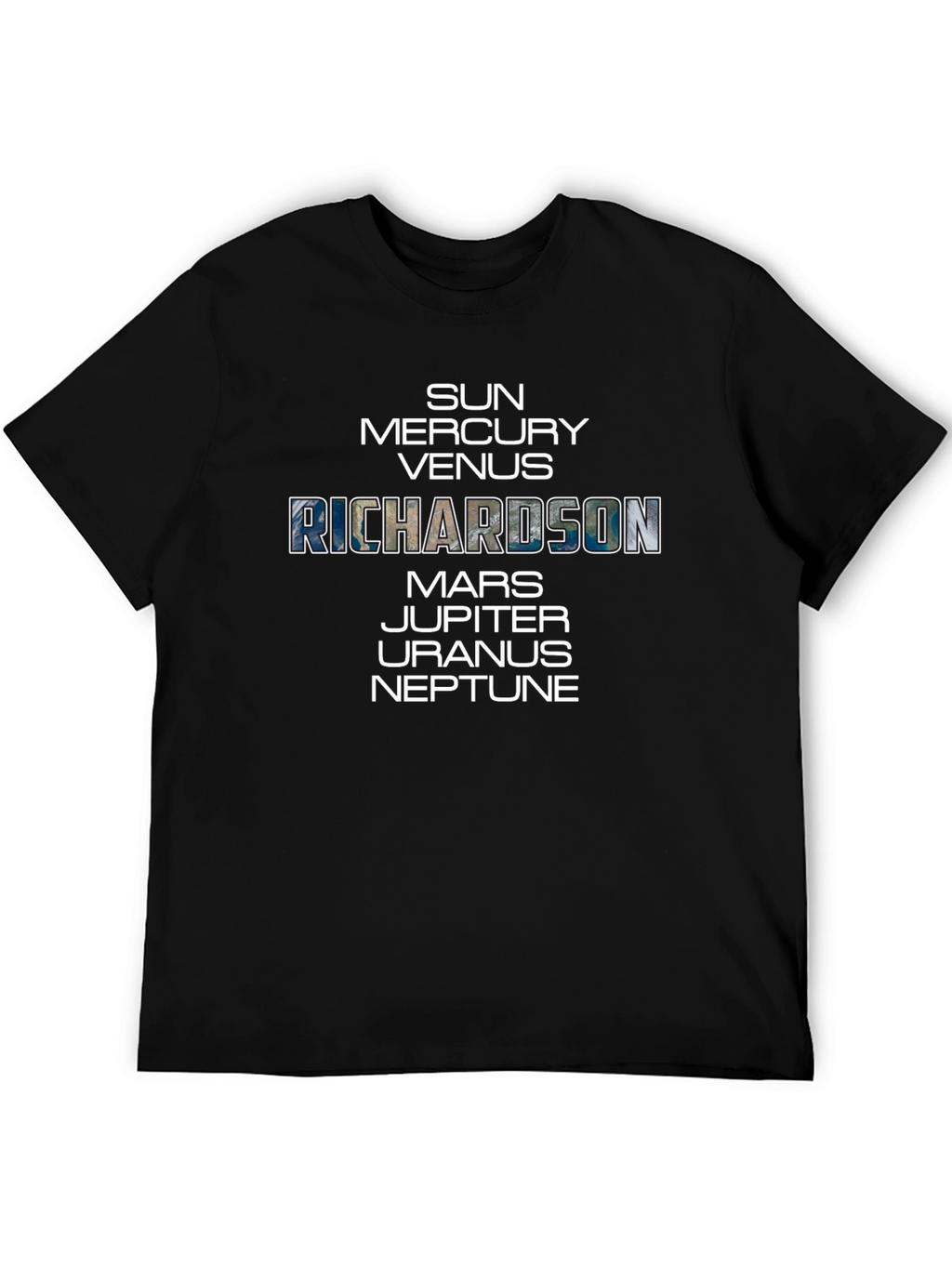 Planets Personalized T-Shirt | Unique Name Design