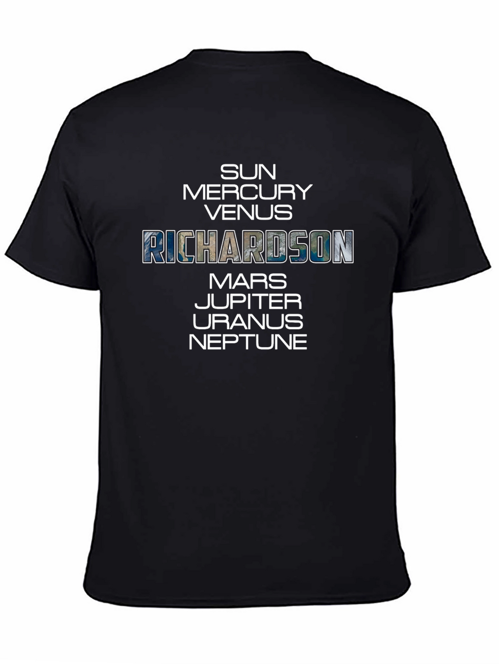 Planets Personalized T-Shirt | Unique Name Design