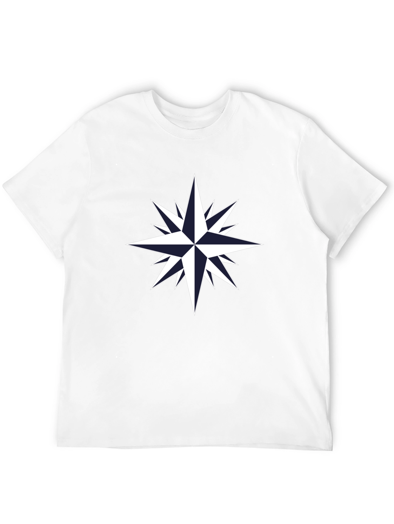 Compass Rose Graphic Tee - Black