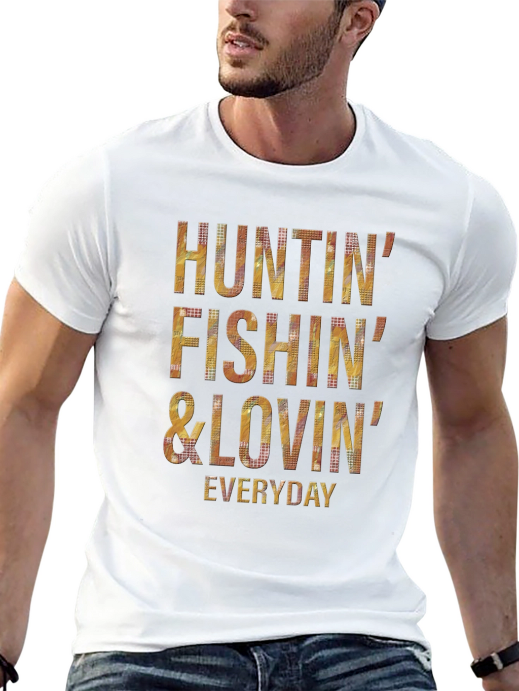 Huntin Fishin & Lovin Everyday Graphic Tee