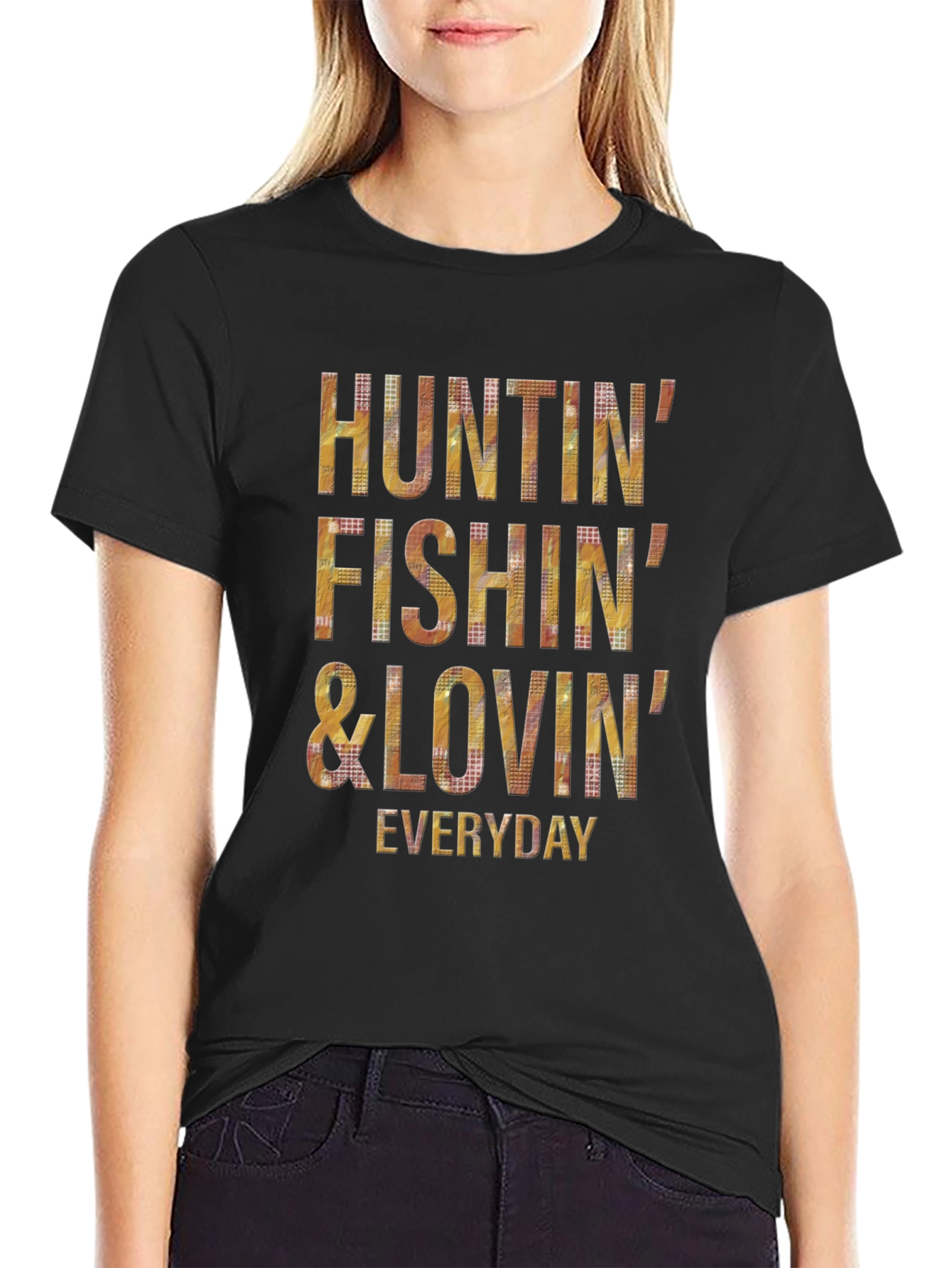 Huntin Fishin & Lovin Everyday Graphic Tee