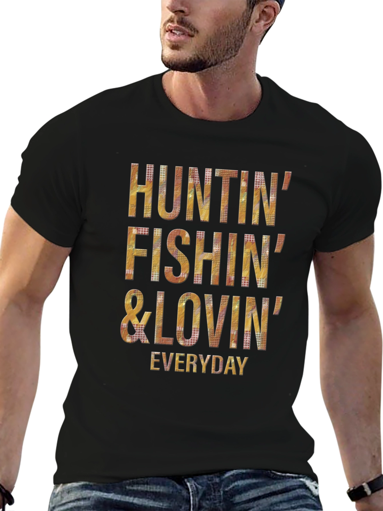 Huntin Fishin & Lovin Everyday Graphic Tee
