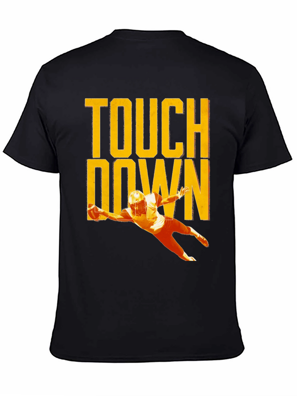 Touchdown Football T-Shirt Black