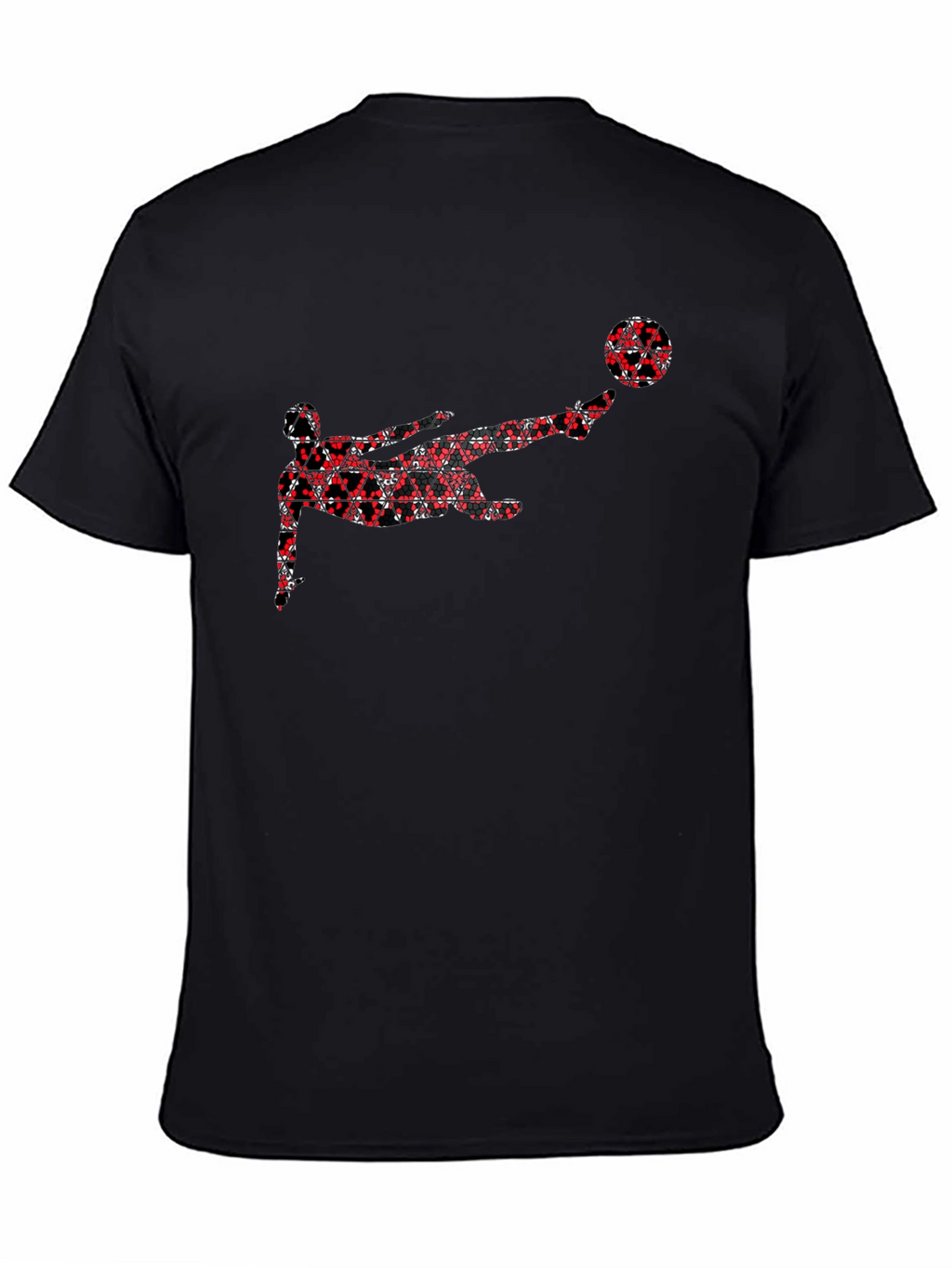 Soccer Kick Graphic Tee - Black T-Shirt