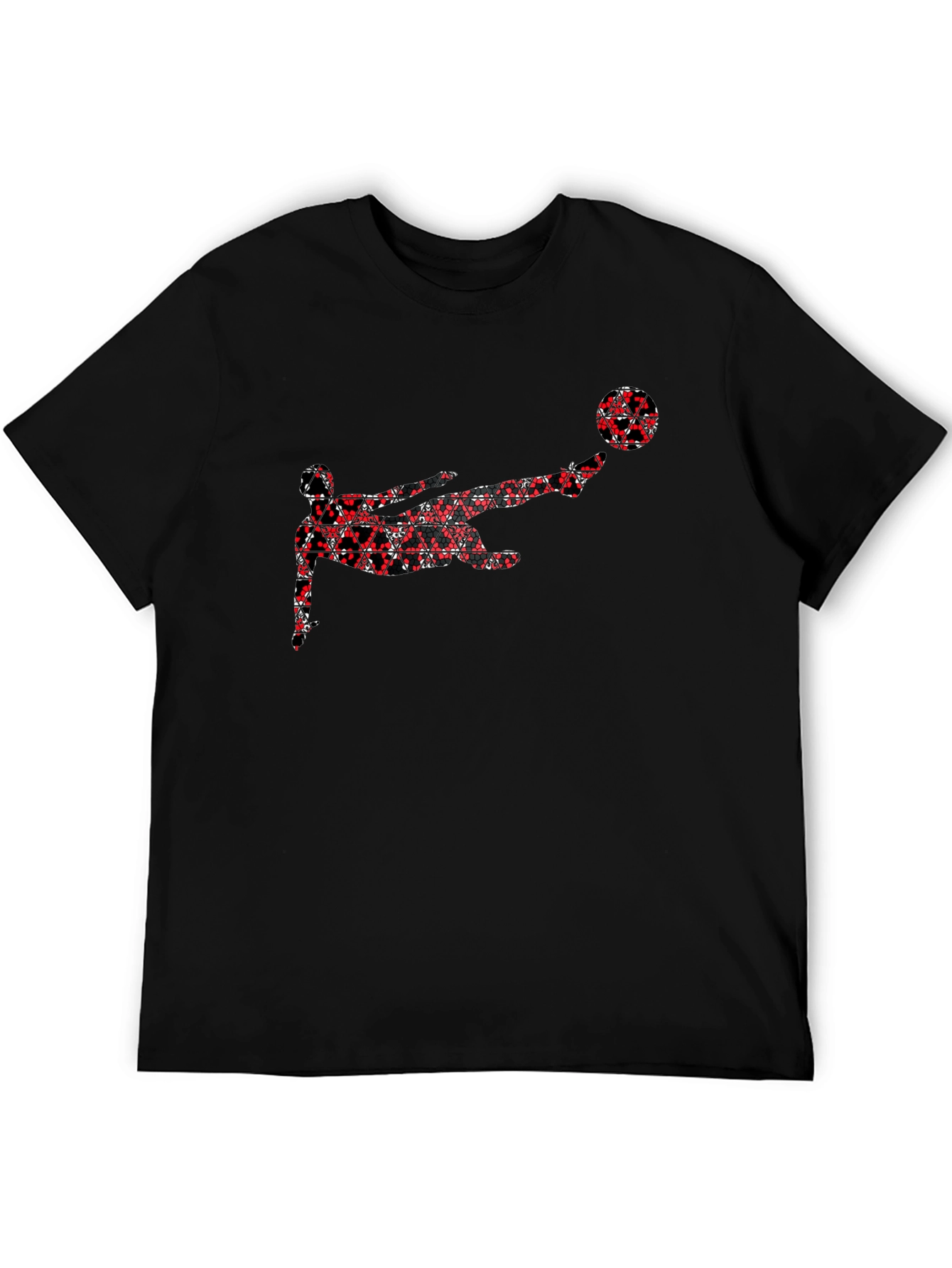 Soccer Kick Graphic Tee - Black T-Shirt
