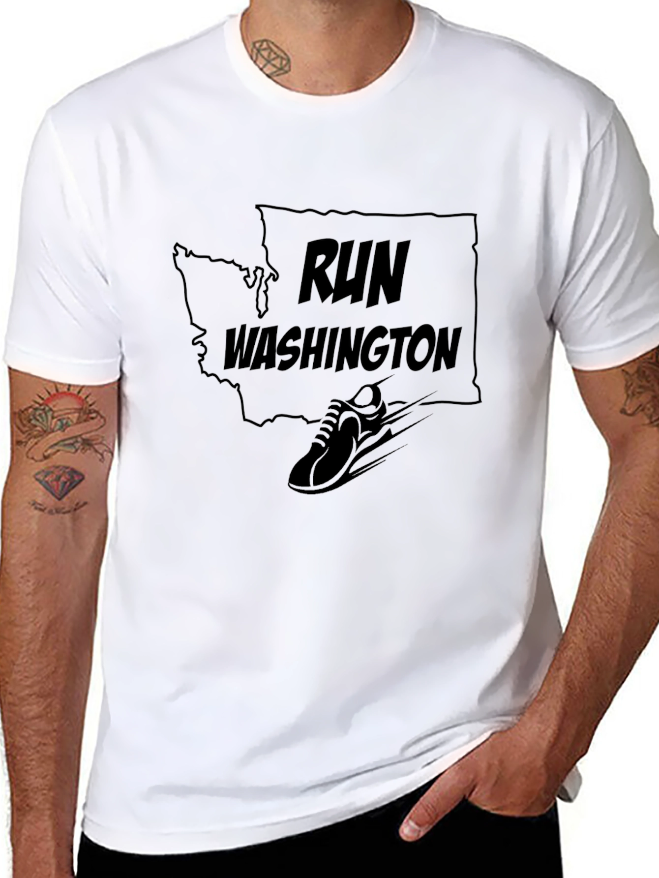 Run Washington State T-Shirt