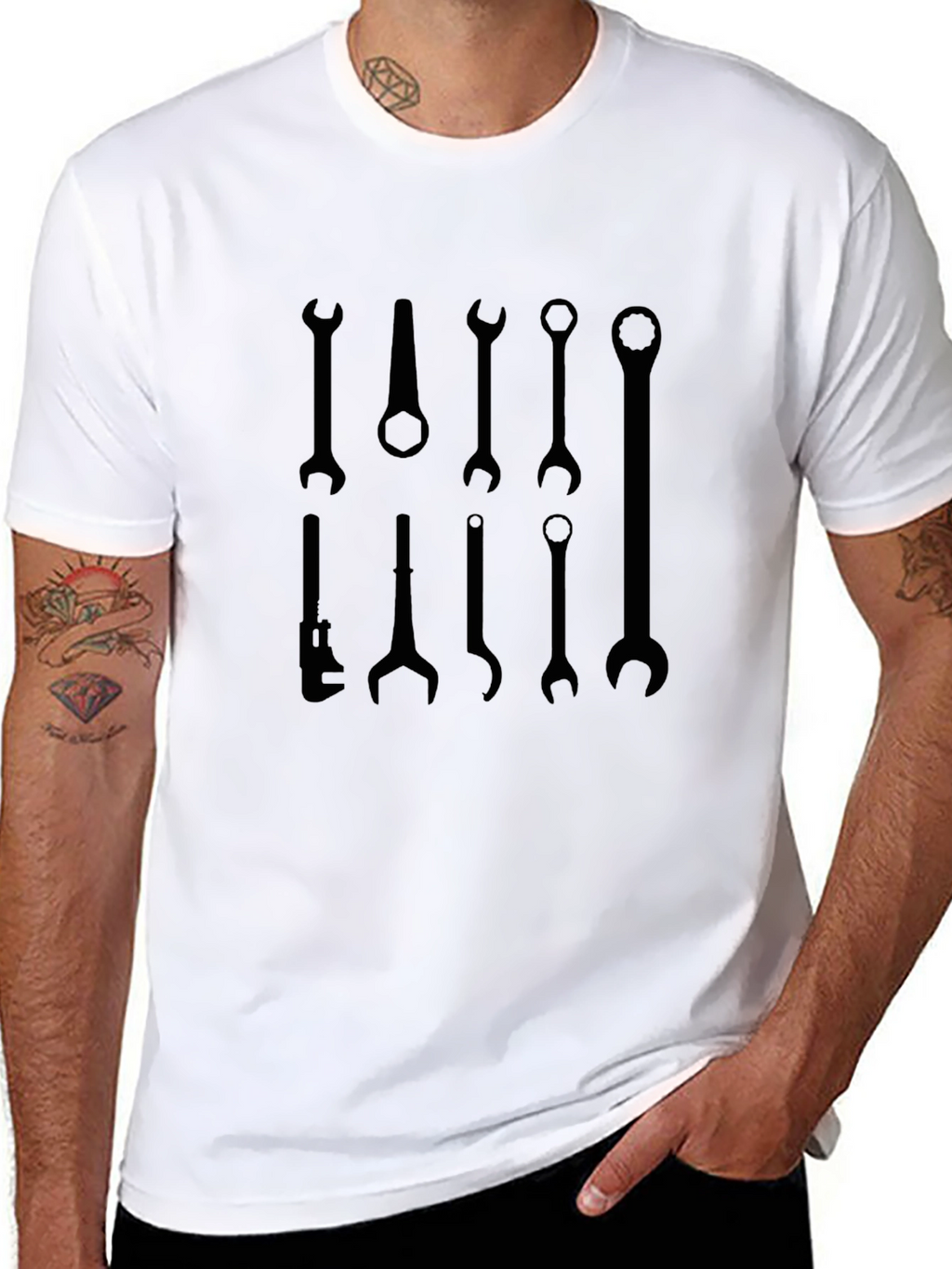 Wrench Tool T-Shirt - Mechanic Gift