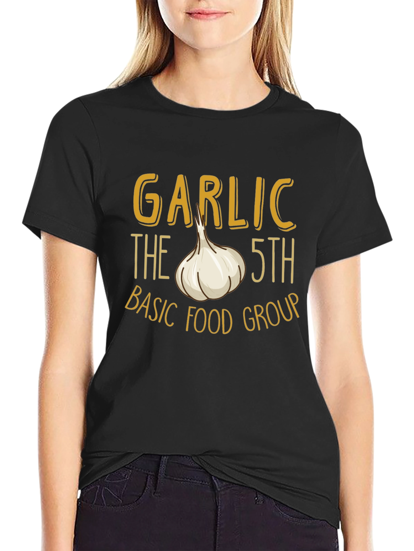 Garlic 5th Basic Food Group T-Shirt
