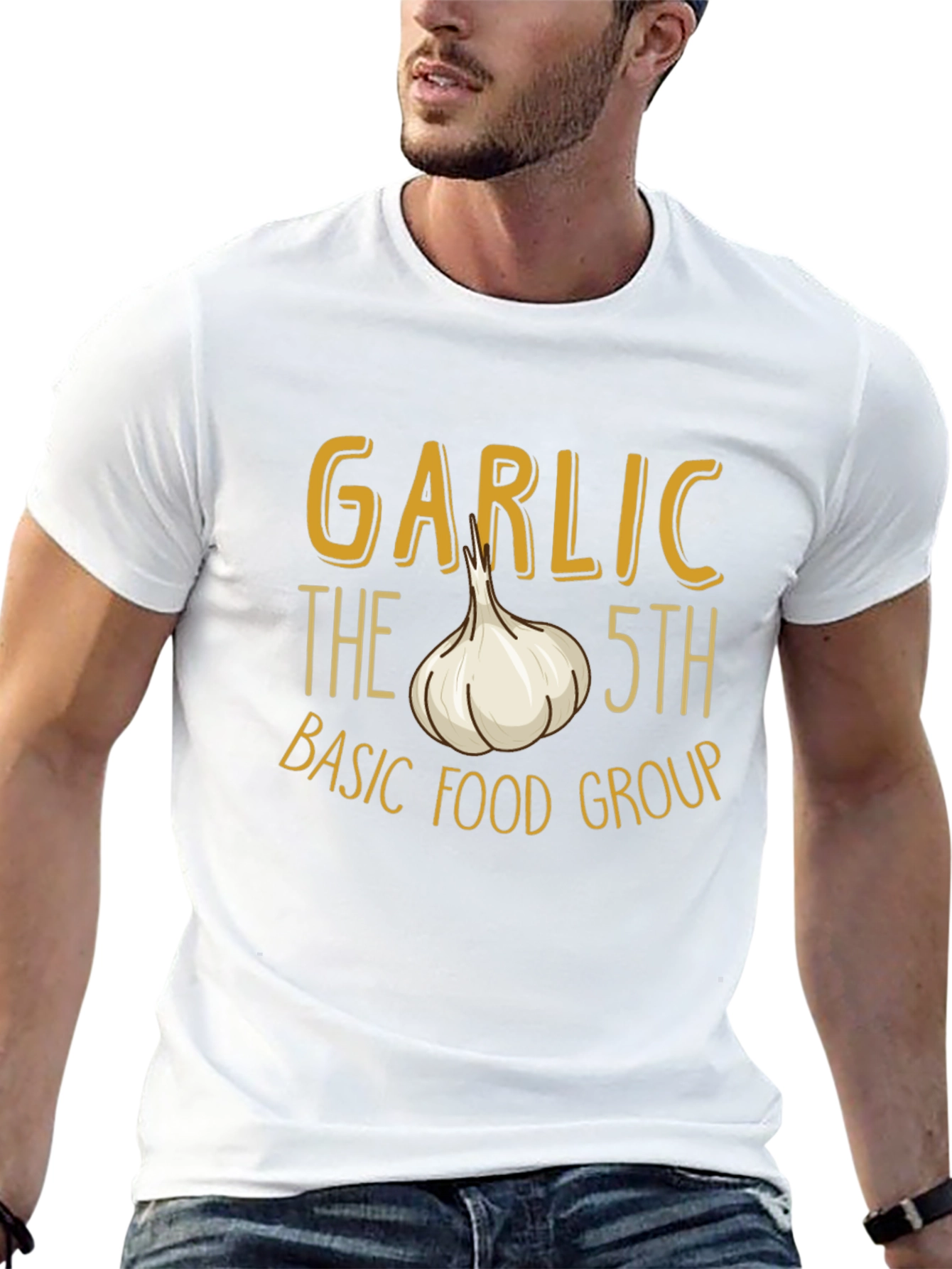 Garlic 5th Basic Food Group T-Shirt