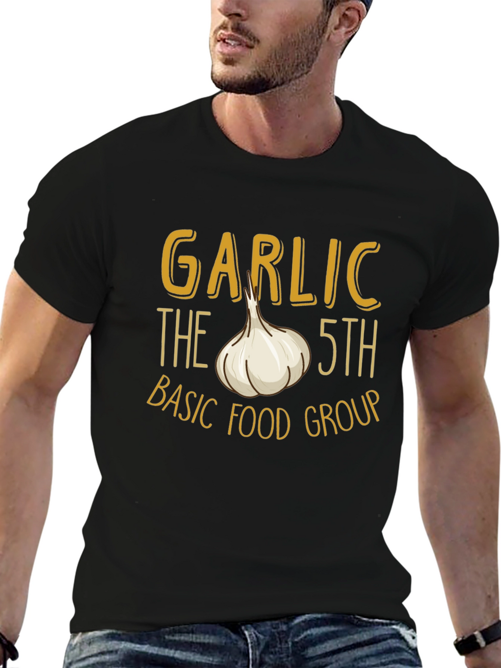Garlic 5th Basic Food Group T-Shirt