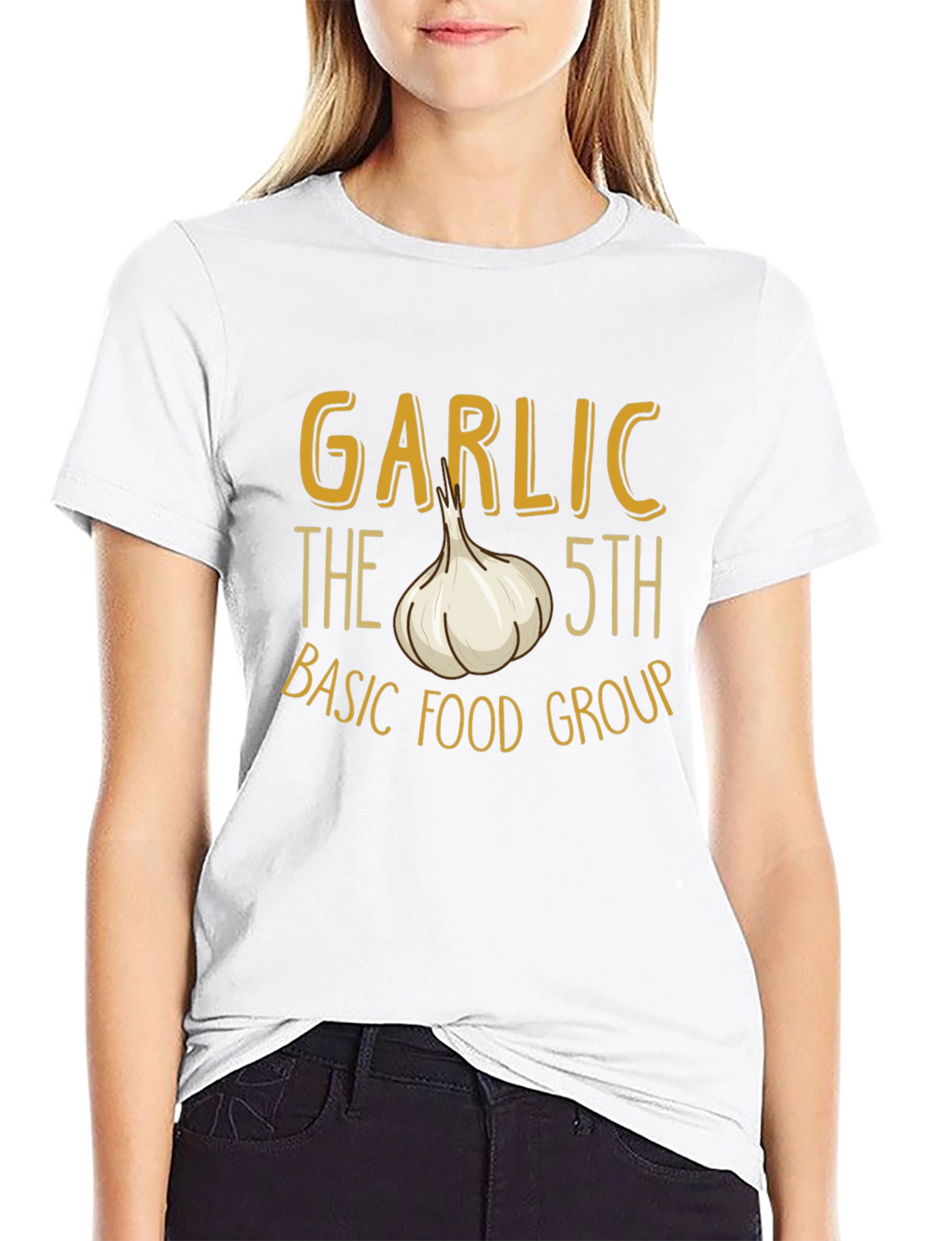 Garlic 5th Basic Food Group T-Shirt