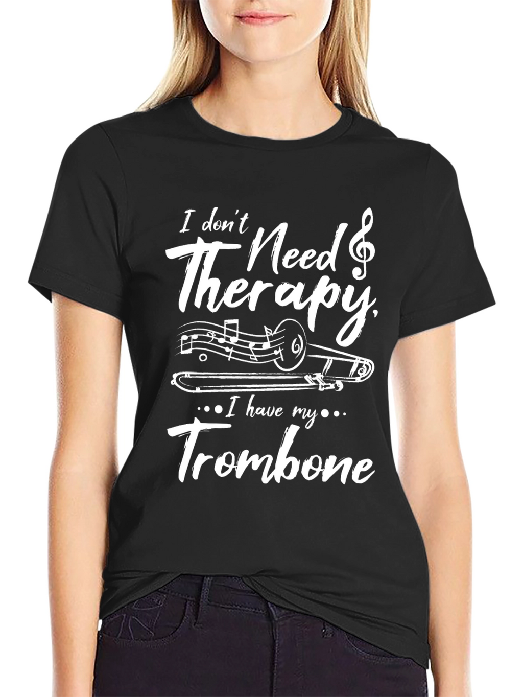 I Dont Need Therapy Trombone T-Shirt