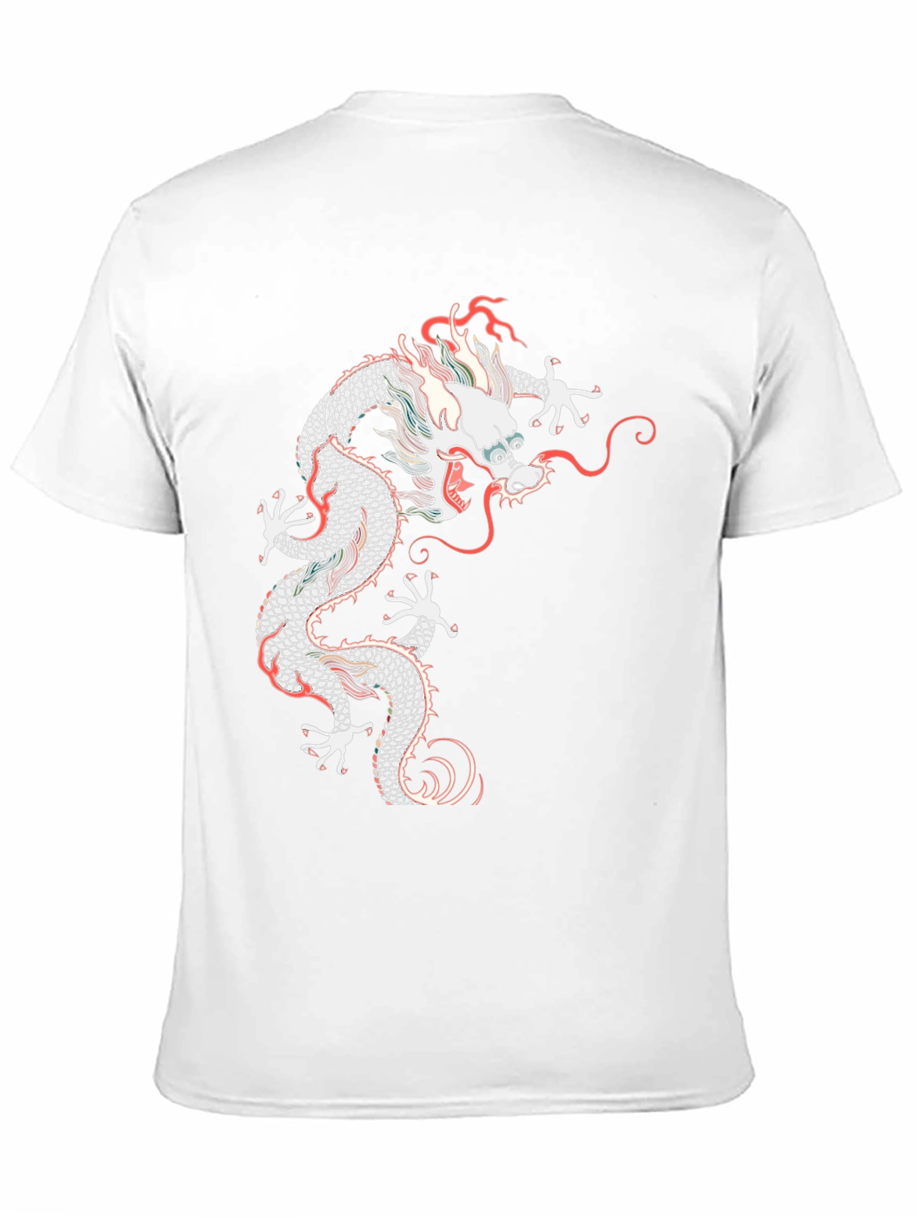 Dragon Graphic T-Shirt - Black Crew Neck
