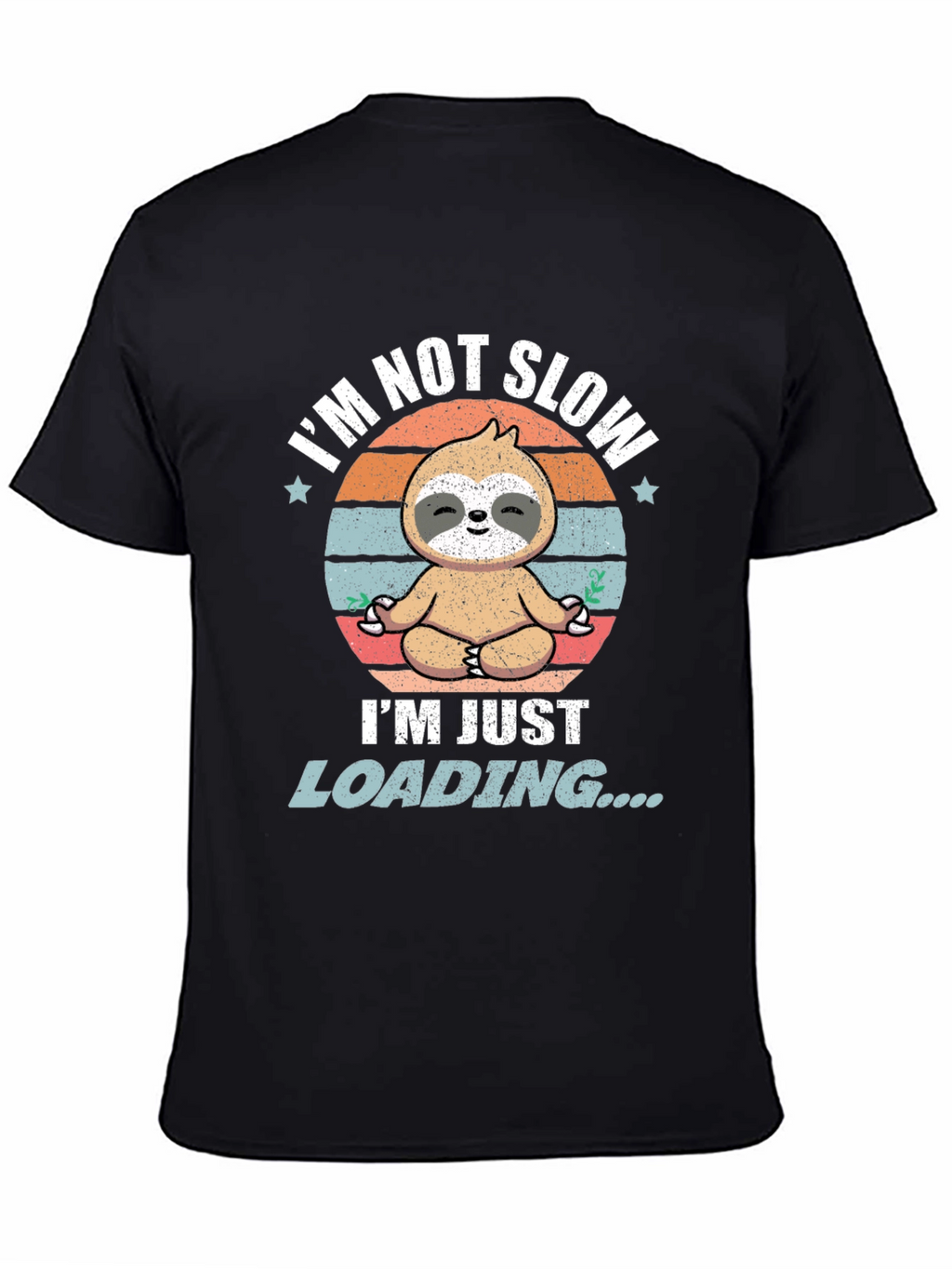 Funny Sloth Loading T-Shirt - Mens Graphic Tee