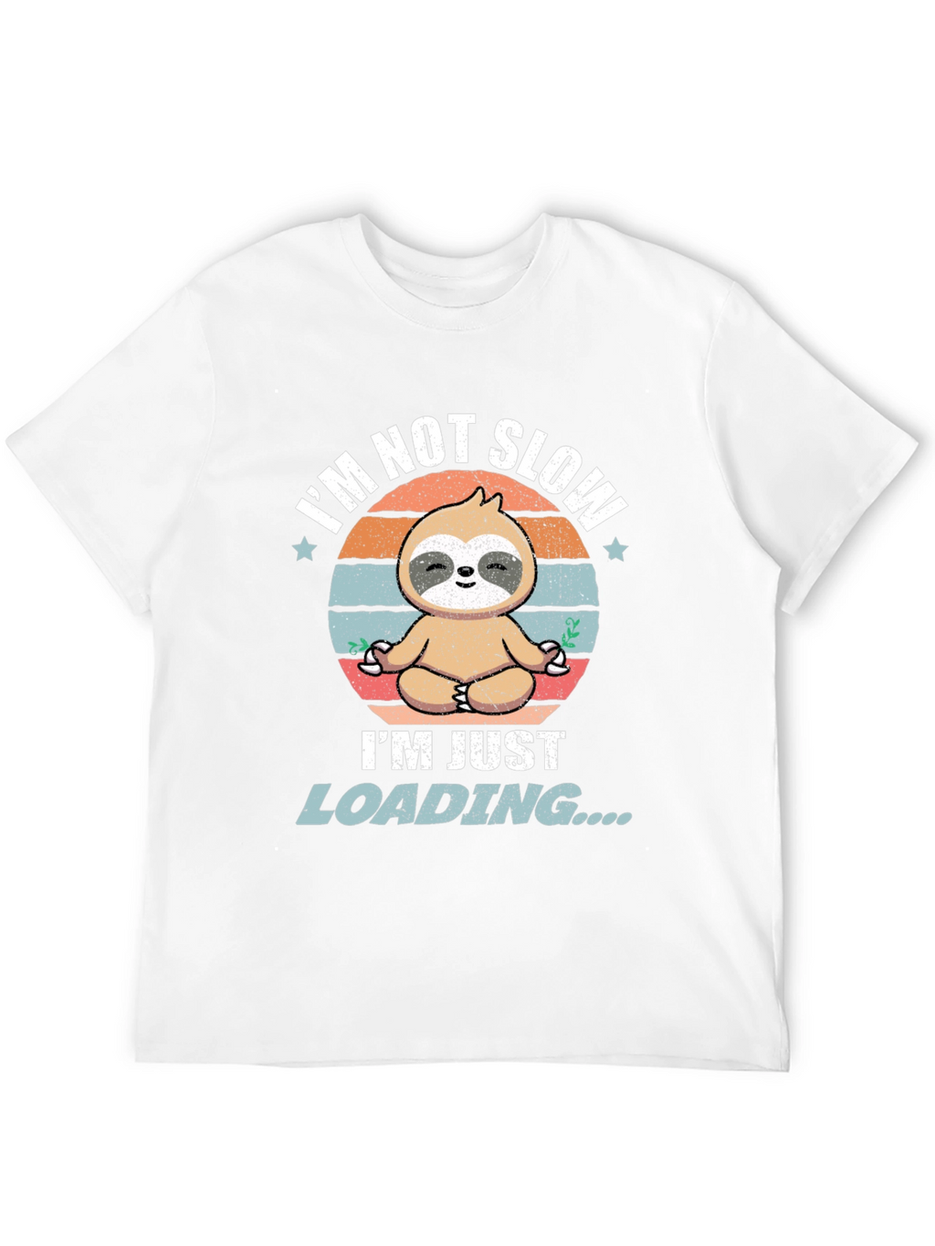 Funny Sloth Loading T-Shirt - Mens Graphic Tee