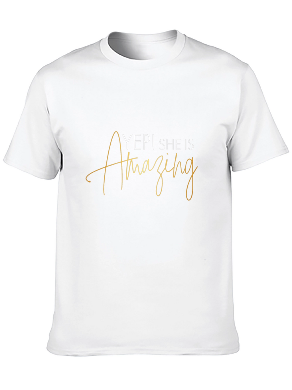 Yep! She is Amazing Black Graphic T-Shirt