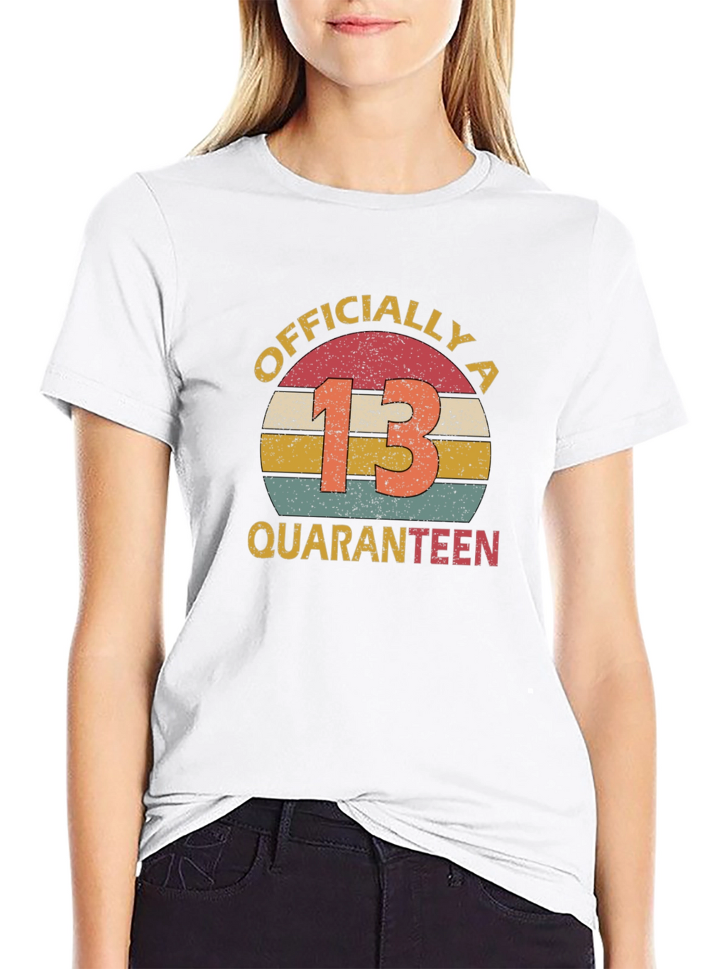 Retro 13th Birthday Quaranteen T-Shirt