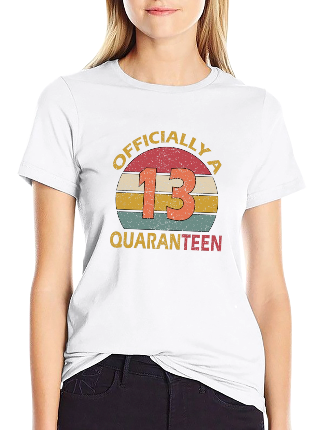 Retro 13th Birthday Quaranteen T-Shirt