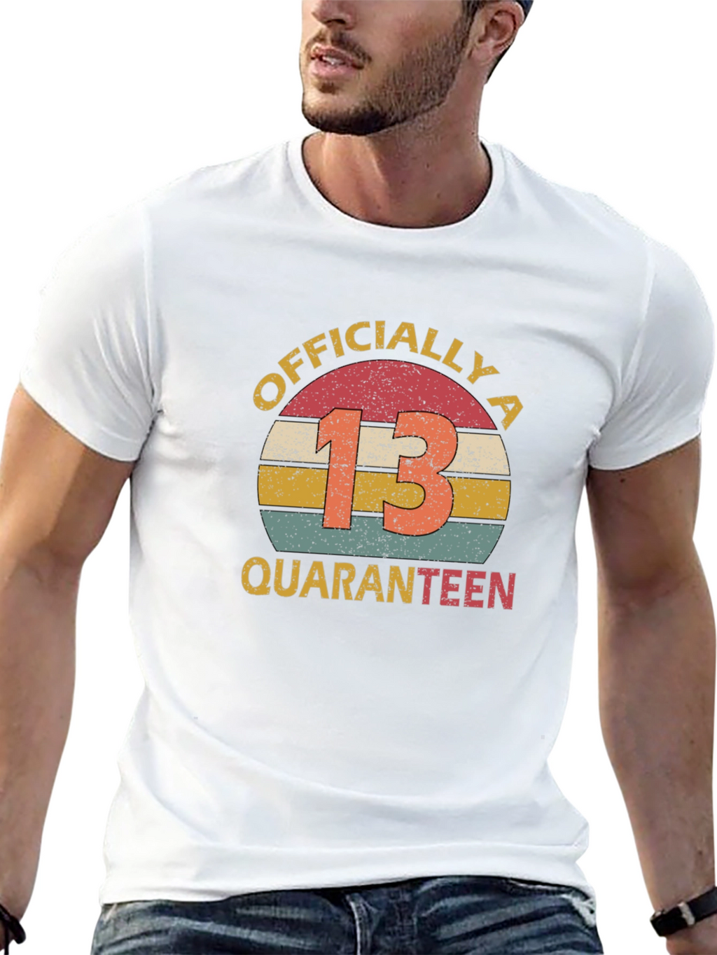 Retro 13th Birthday Quaranteen T-Shirt