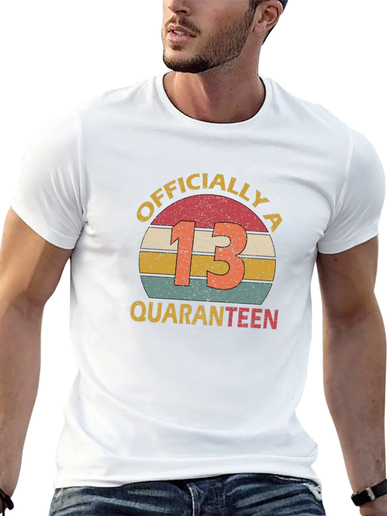 Retro 13th Birthday Quaranteen T-Shirt