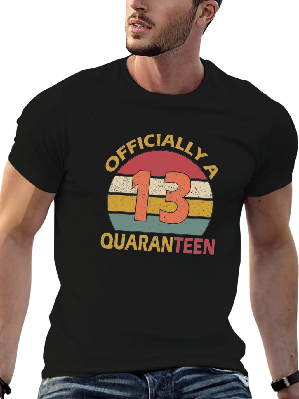 Retro 13th Birthday Quaranteen T-Shirt