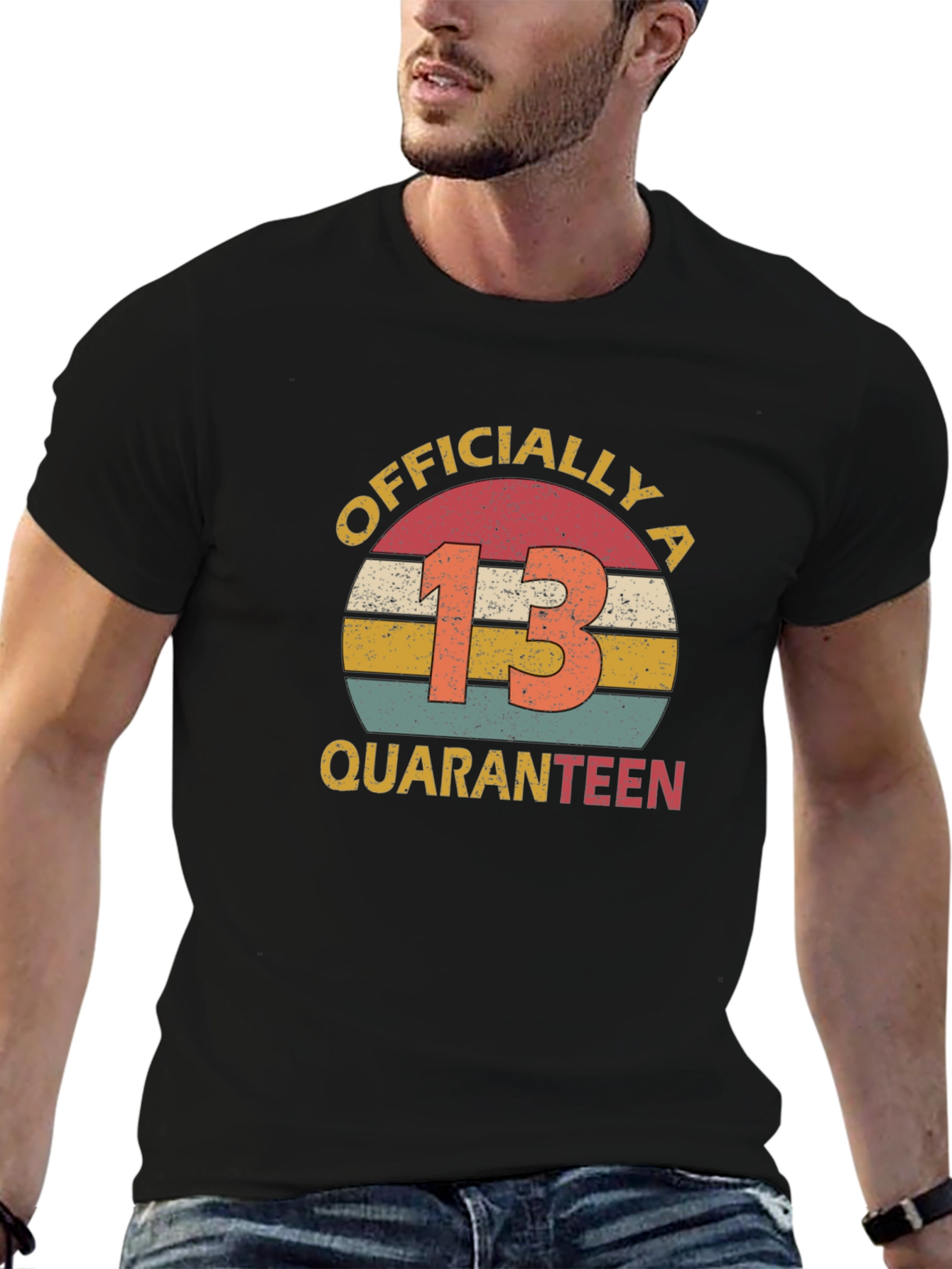 Retro 13th Birthday Quaranteen T-Shirt