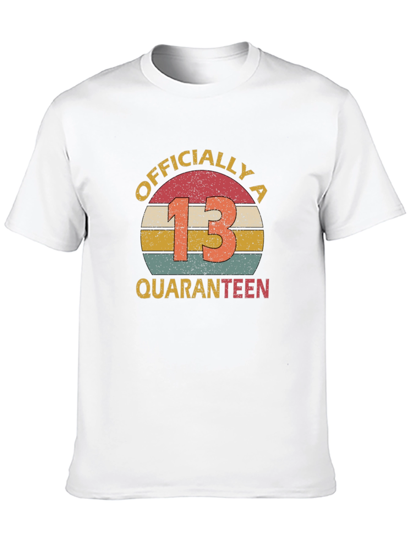 Retro 13th Birthday Quaranteen T-Shirt