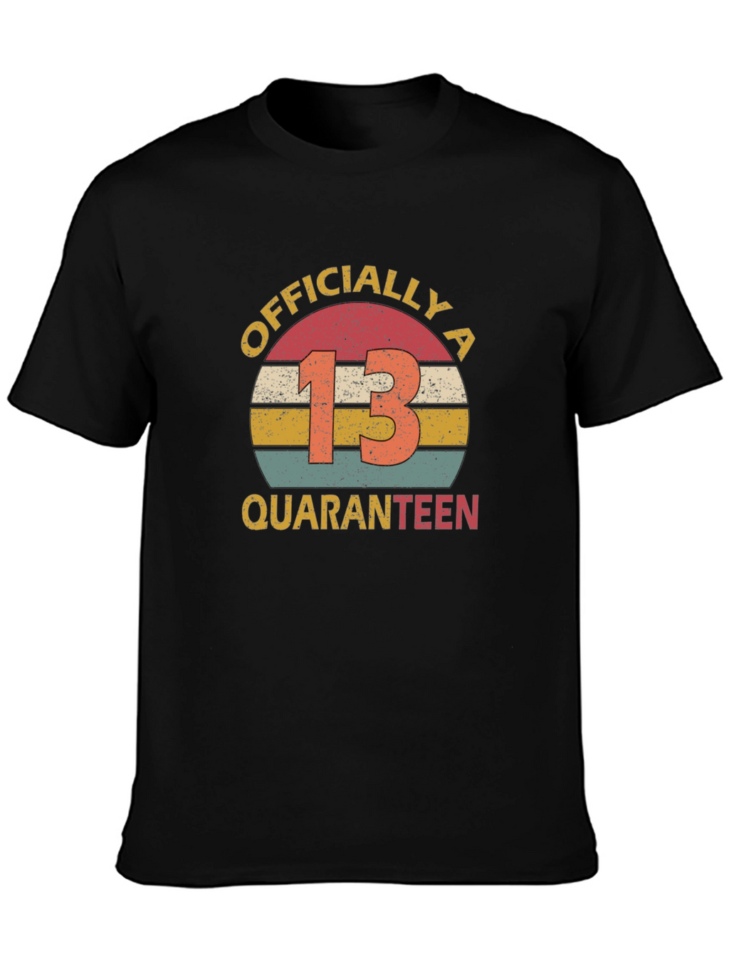 Retro 13th Birthday Quaranteen T-Shirt