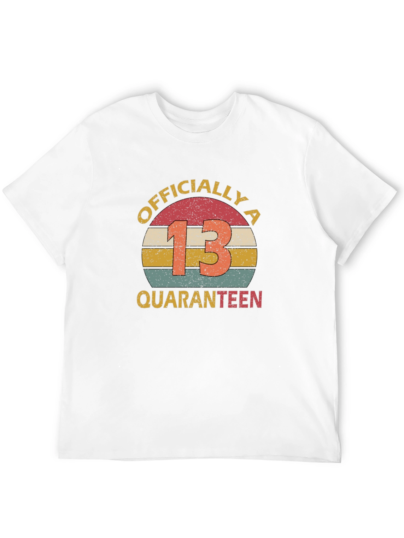 Retro 13th Birthday Quaranteen T-Shirt