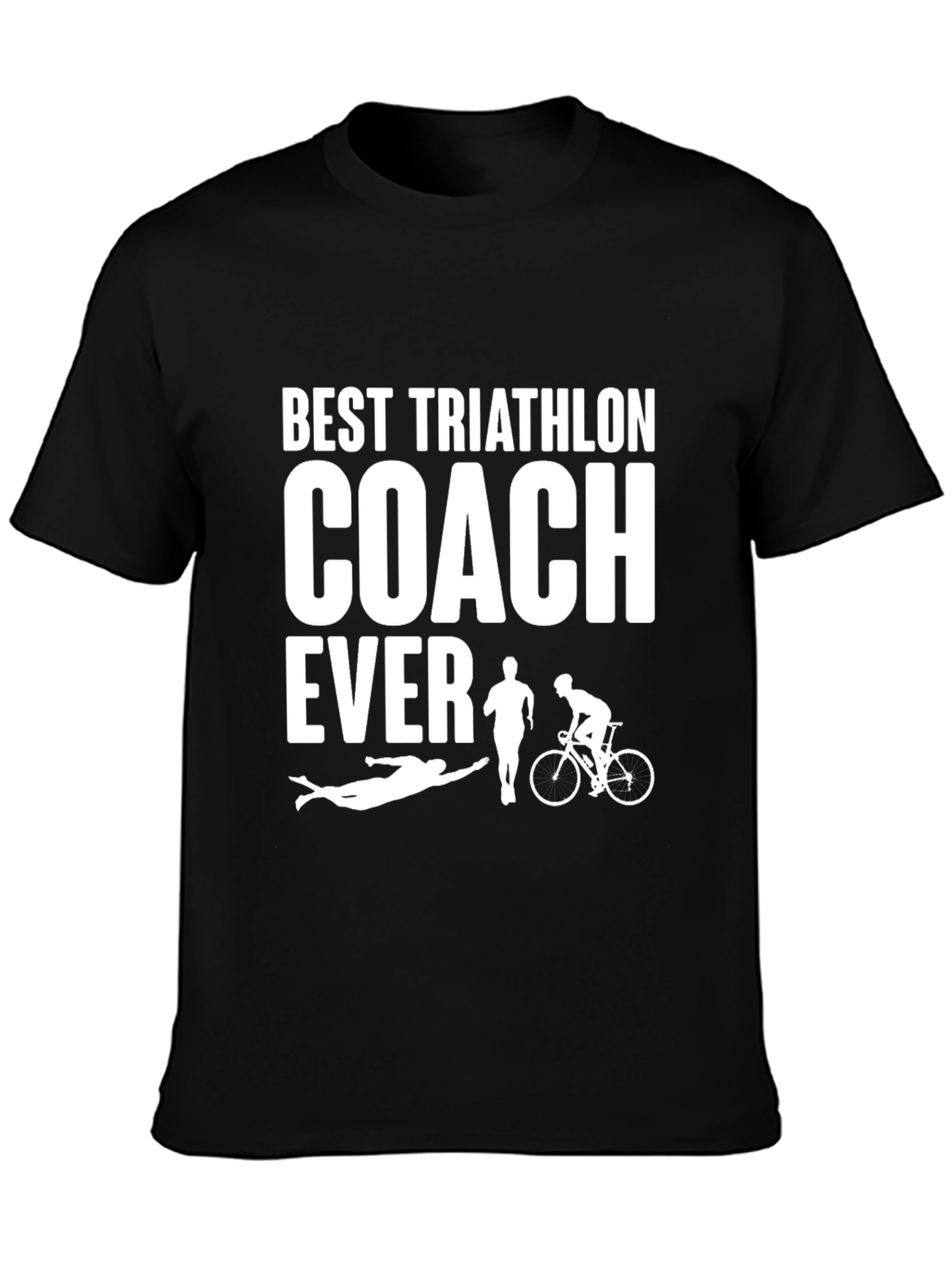Best Triathlon Coach Ever T-Shirt - Triathlete Gift