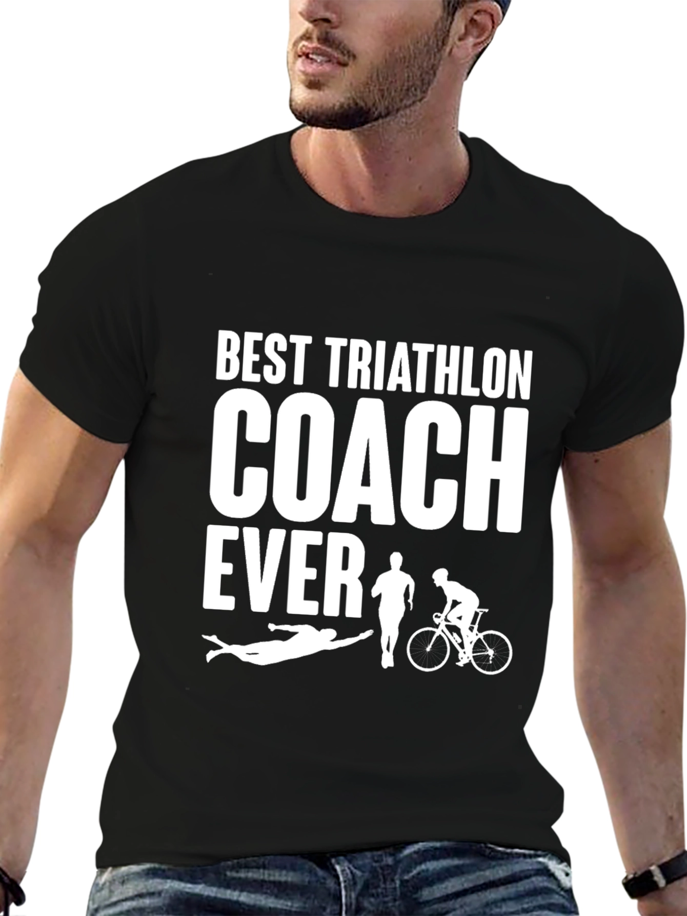 Best Triathlon Coach Ever T-Shirt - Triathlete Gift