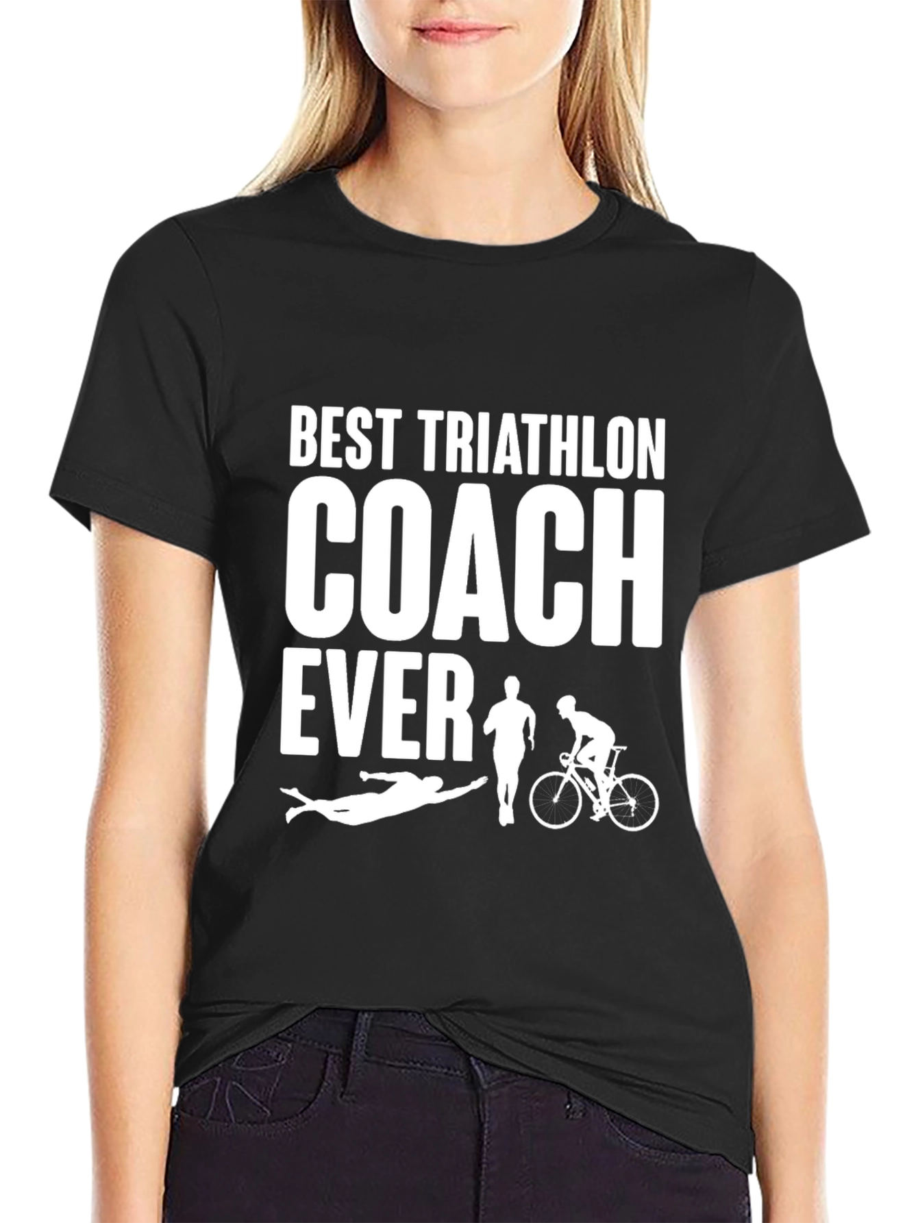 Best Triathlon Coach Ever T-Shirt - Triathlete Gift