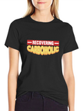 Recovering Carboholic Black Graphic T-Shirt