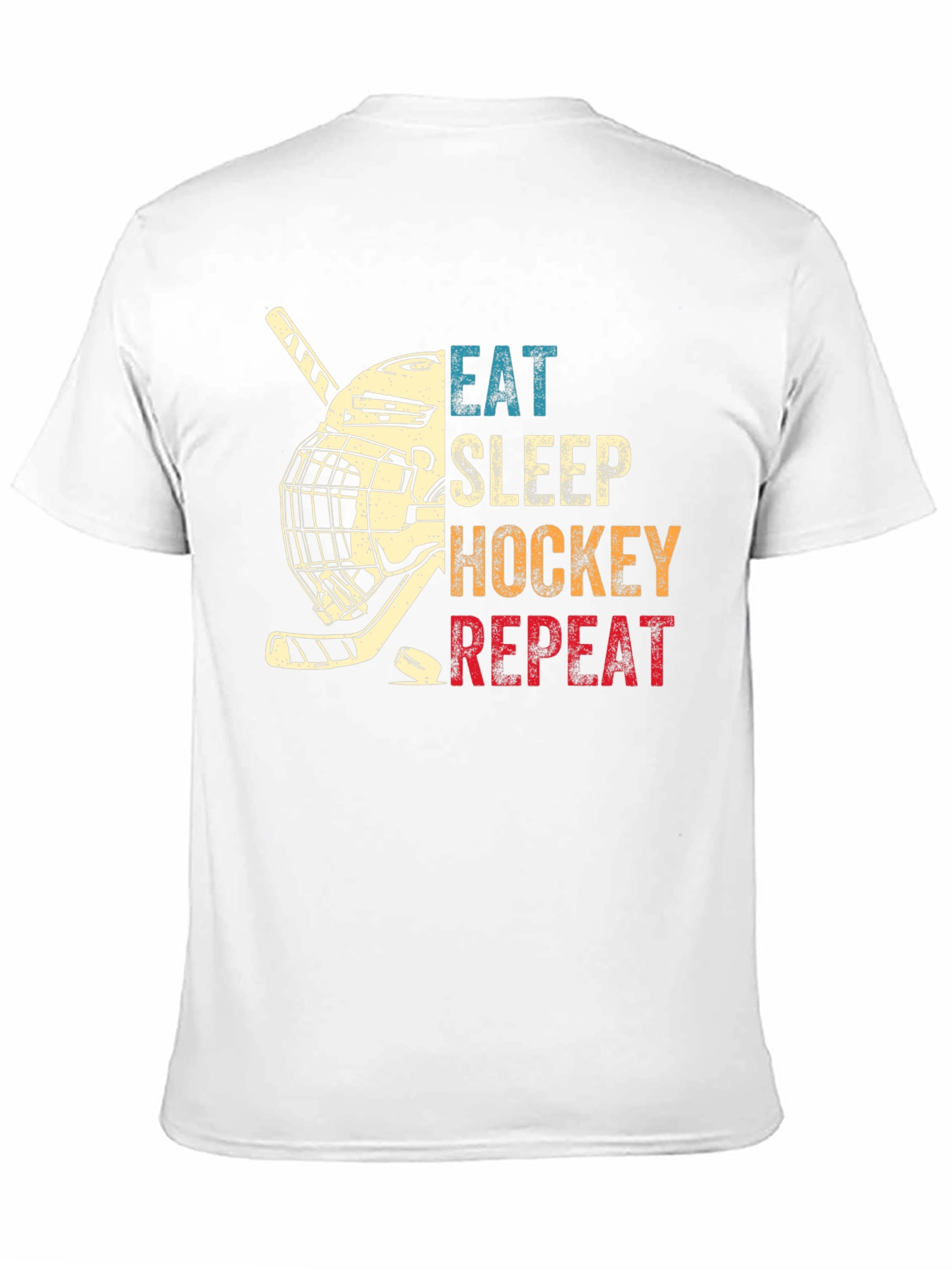 Eat Sleep Hockey Repeat Graphic T-Shirt
