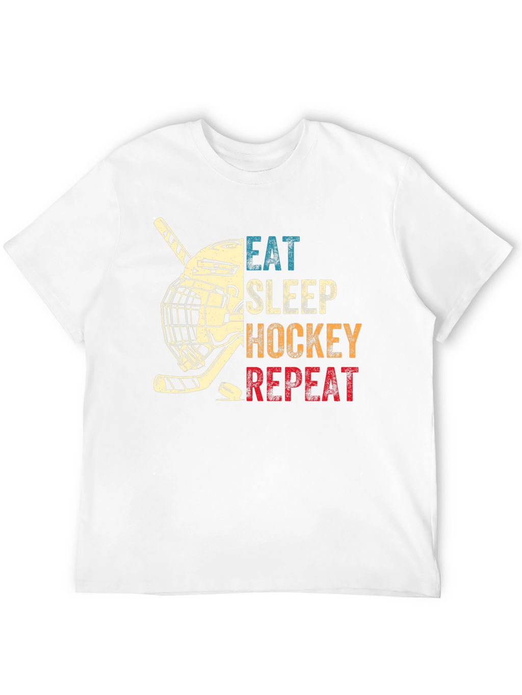 Eat Sleep Hockey Repeat Graphic T-Shirt