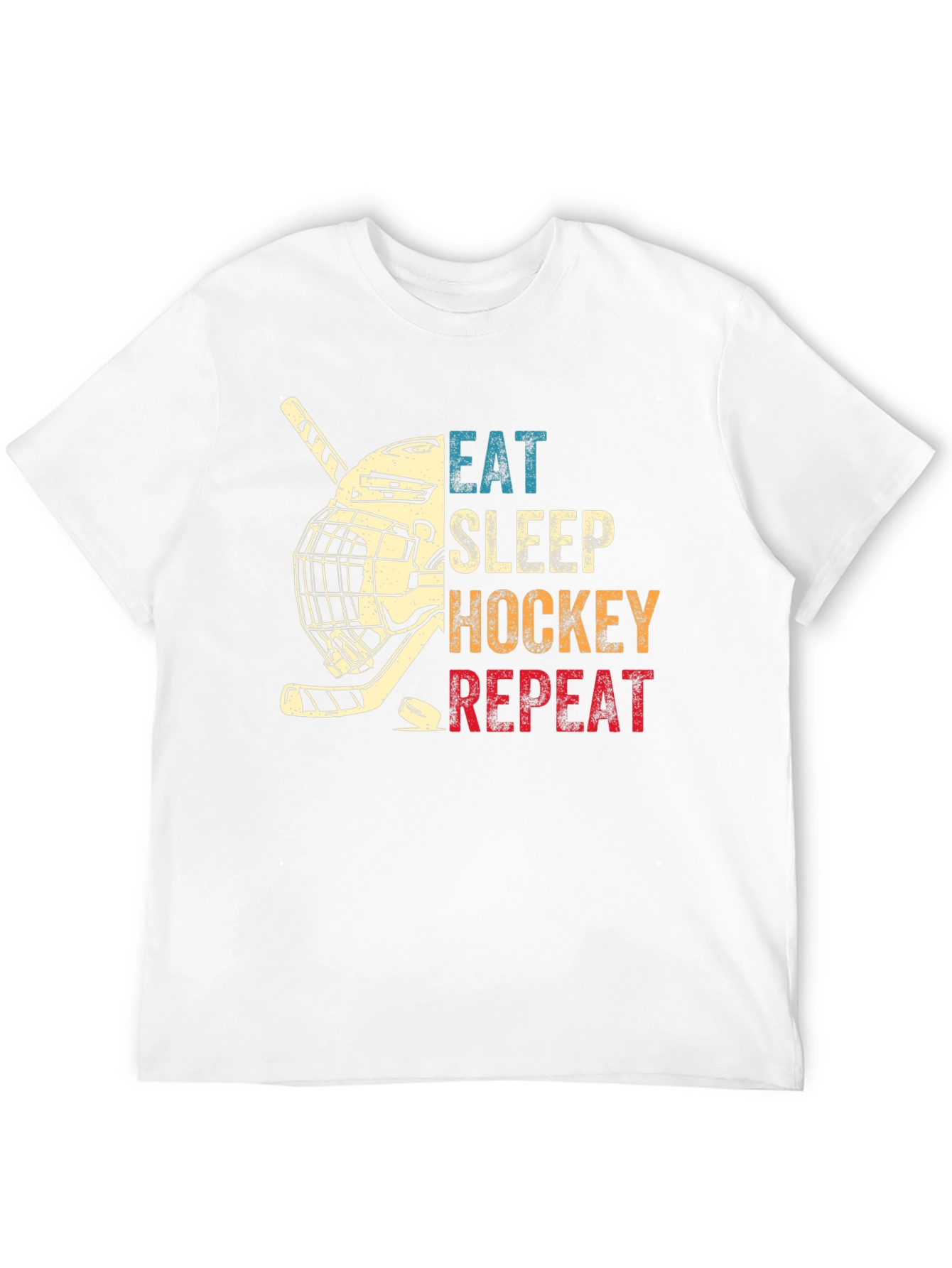 Eat Sleep Hockey Repeat Graphic T-Shirt