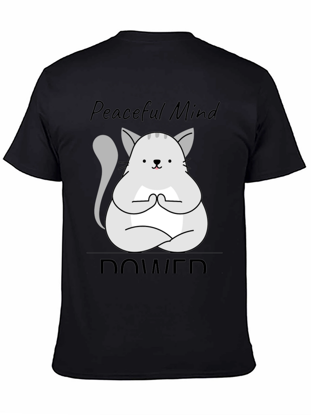 Peaceful Mind Cat T-Shirt - Unisex